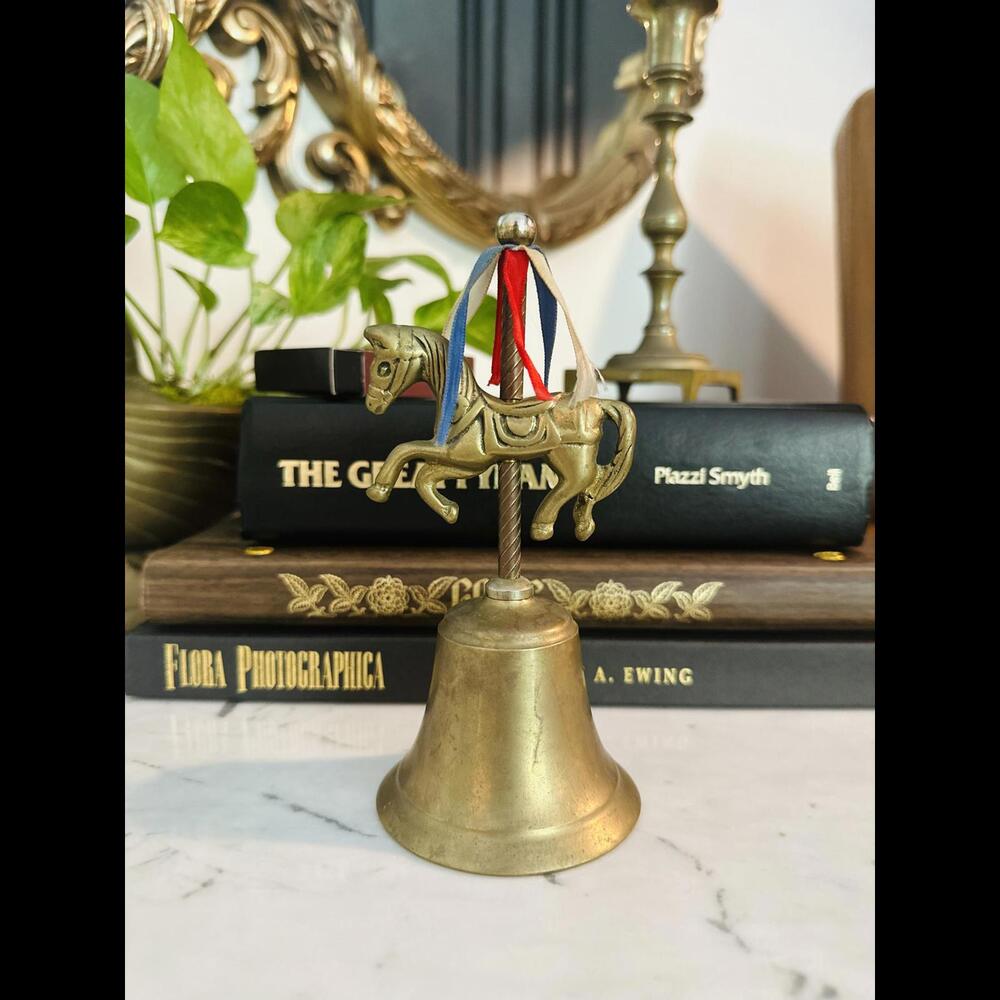 Vintage Brass Horse Bell